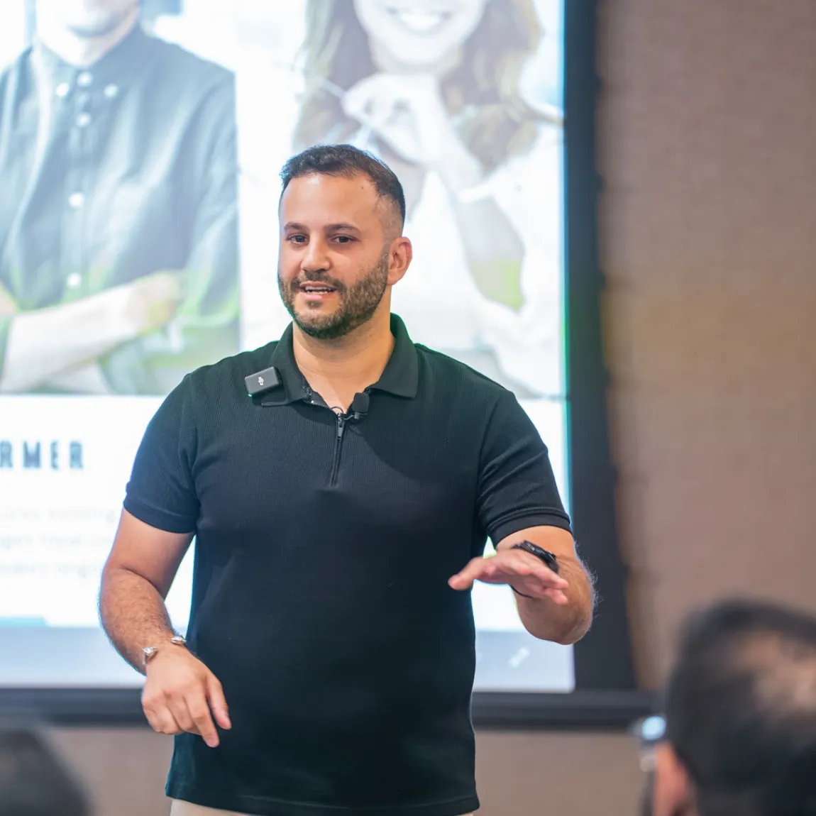 Eddy Bahnam leading a sales workshop or speaking event, photo 5